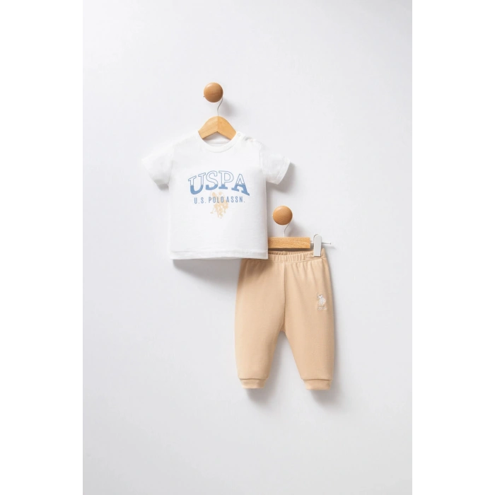 U.S POLO ASSN ERKEK BEBEK 2Lİ TAKIM - Beyaz
