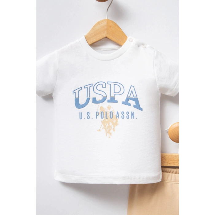 U.S POLO ASSN ERKEK BEBEK 2Lİ TAKIM - Beyaz
