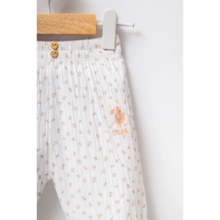 U.S.POLO ASSN. KIZ BEBEK 2Lİ TAKIM - PUDRA