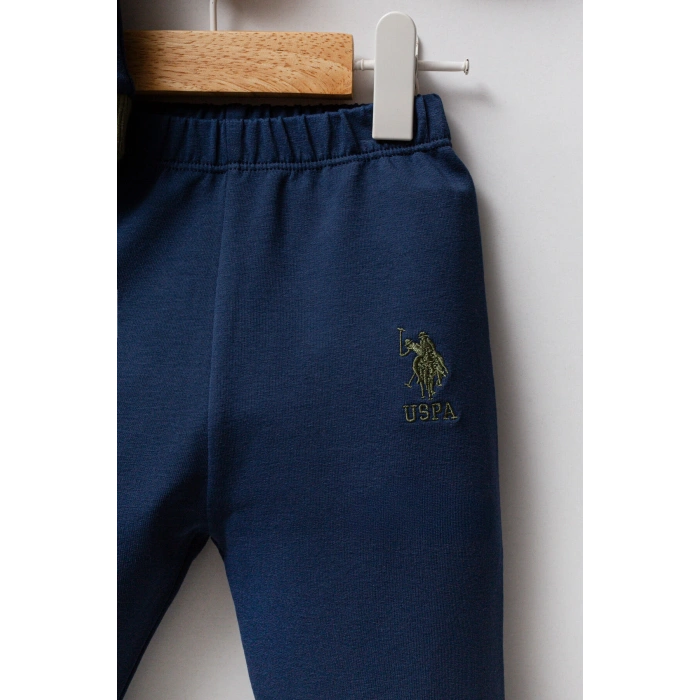 U.S.POLO ASSN ERKEK BEBEK 2 Lİ TAKIM - K.İNDİGO-HARDAL