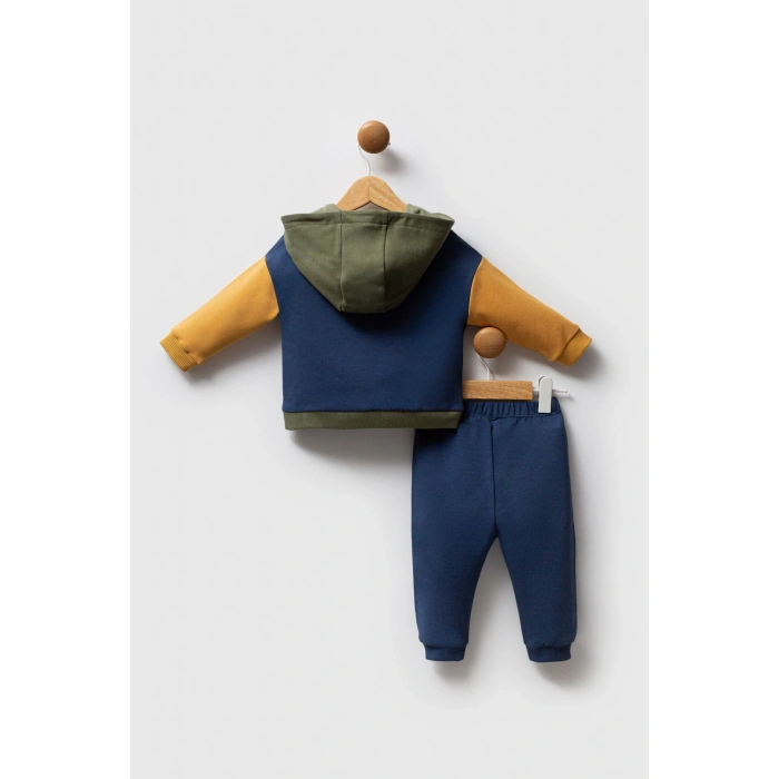 U.S.POLO ASSN ERKEK BEBEK 2 Lİ TAKIM - K.İNDİGO-HARDAL