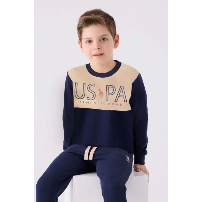 ERKEK ÇOCUK EŞOFMAN TAKIMI - BEJ