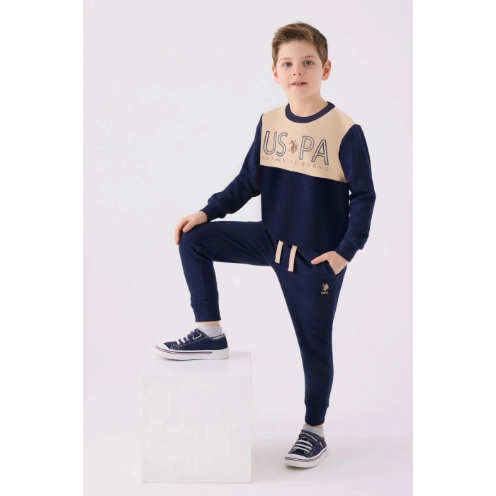 ERKEK ÇOCUK EŞOFMAN TAKIMI - BEJ