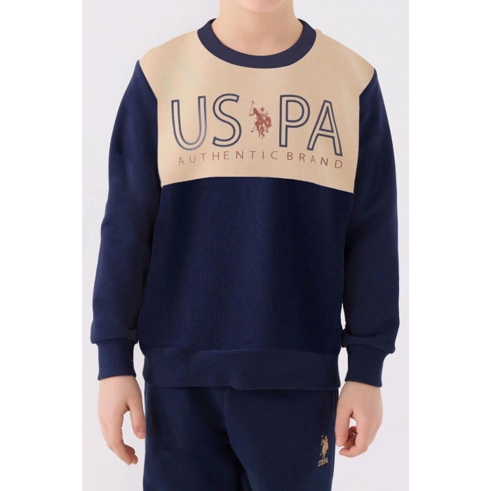 ERKEK ÇOCUK EŞOFMAN TAKIMI - BEJ