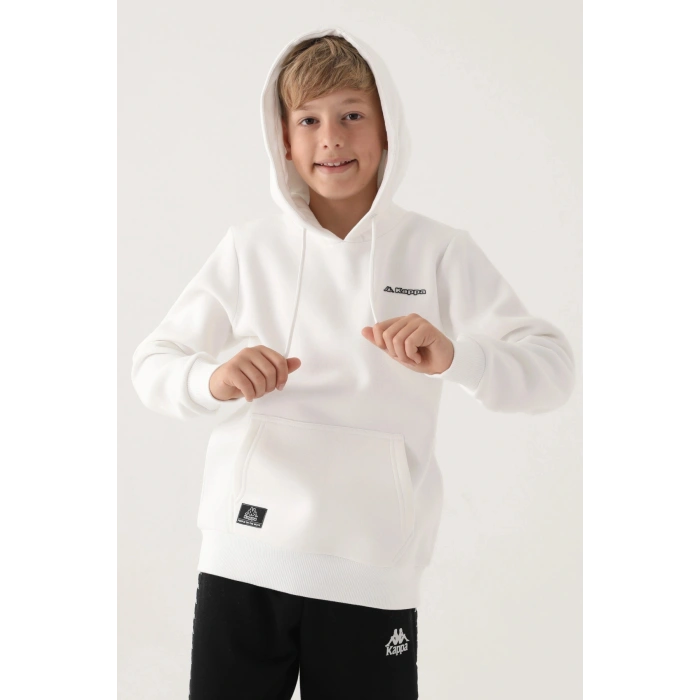 KAPPA ERKEK ÇOCUK SWEATSHIRT - BEYAZ