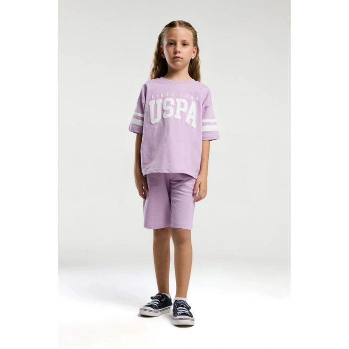 KIZ ÇOCUK BERMUDA TAKIM - MAUVE