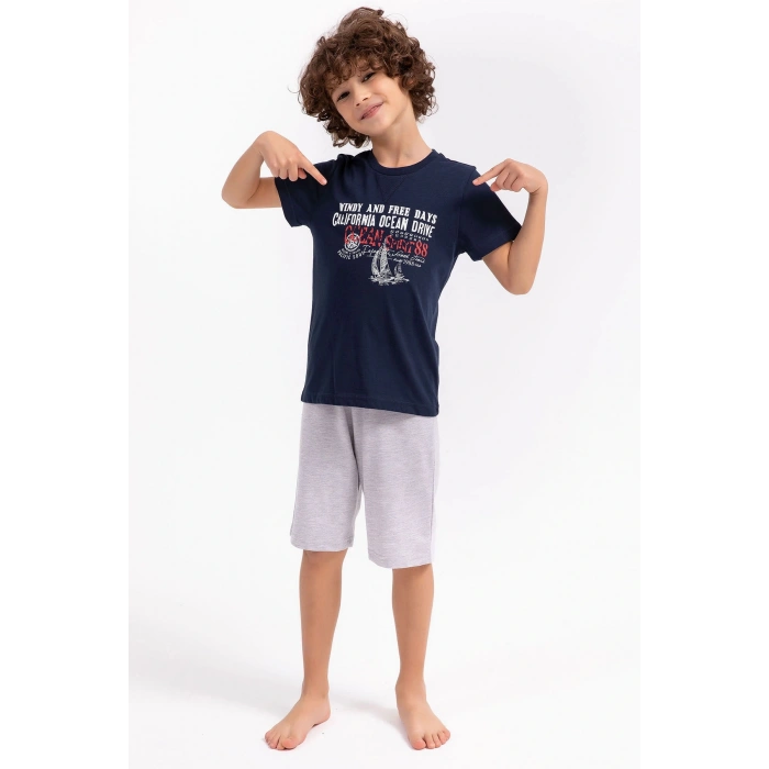 ARNETTA BABA OĞUL BERMUDA TAKIMI - LACİVERT