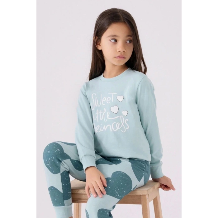 ANNE KIZ İKİLİ TAKIM - SU YEŞİLİ