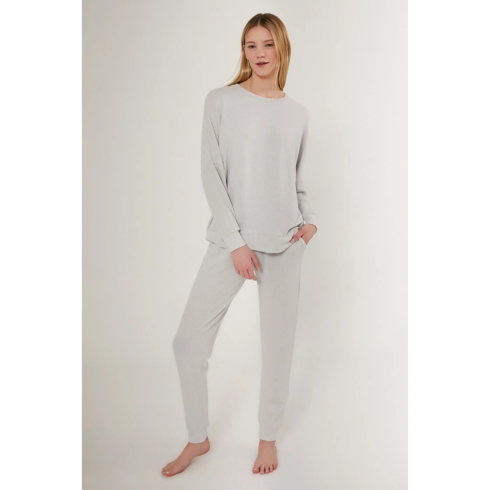 PIERRE CARDIN KADIN İKİLİ TAKIM - GRİ