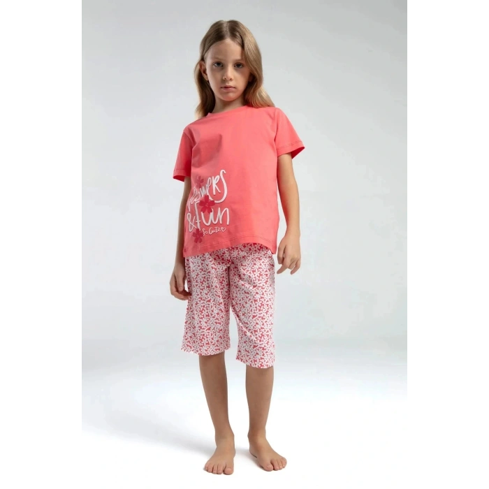 KIZ ÇOCUK KAPRİ TAKIM - CORAL