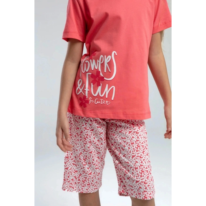 KIZ ÇOCUK KAPRİ TAKIM - CORAL