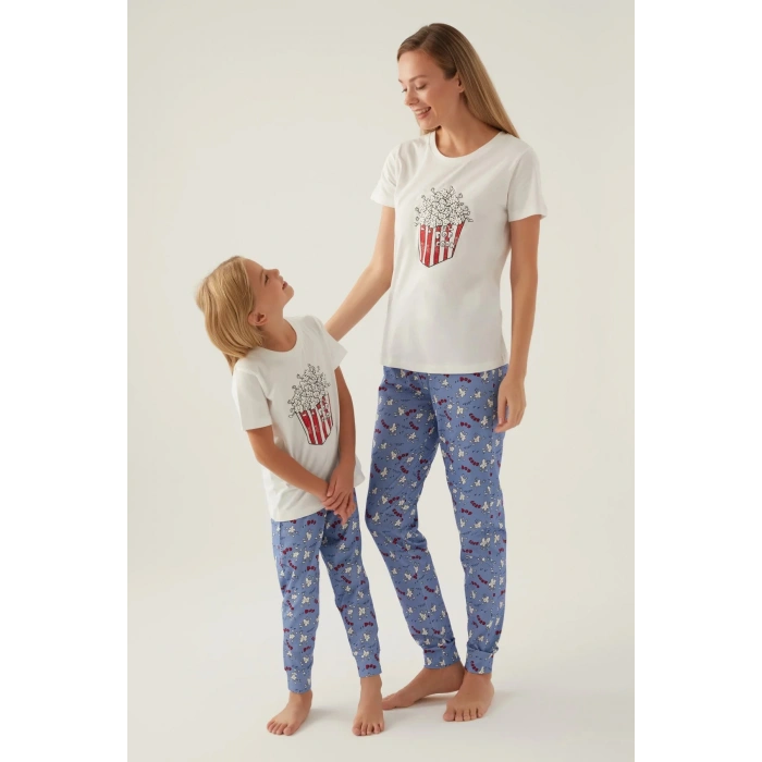 ANNE-KIZ İKİLİ TAKIM - BEYAZ