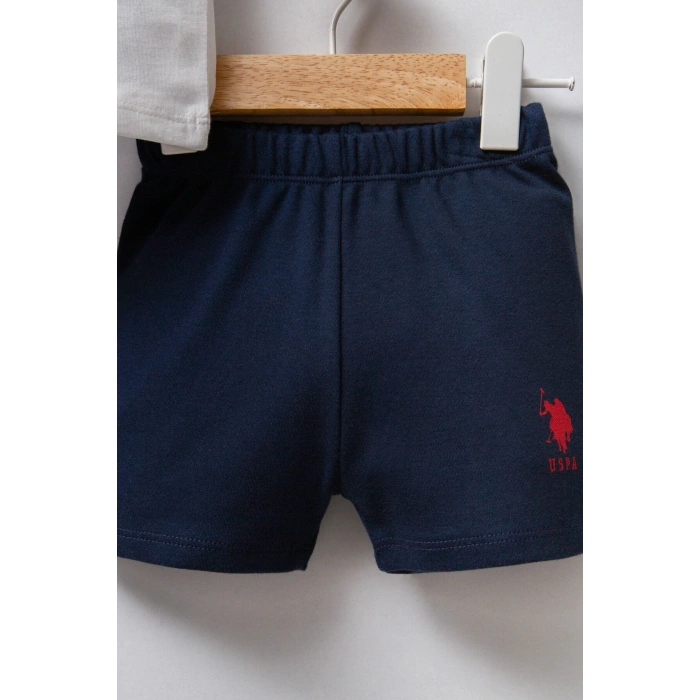U.S POLO ASSN ERKEK BEBEK 2Lİ TAKIM - BEYAZ/KIRMIZI