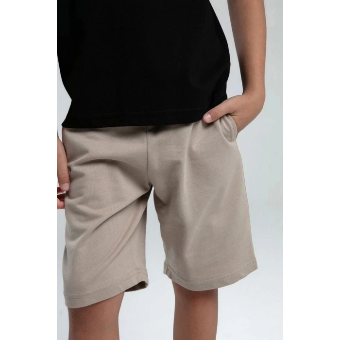 ERKEK ÇOCUK BERMUDA TAKIM - siyah