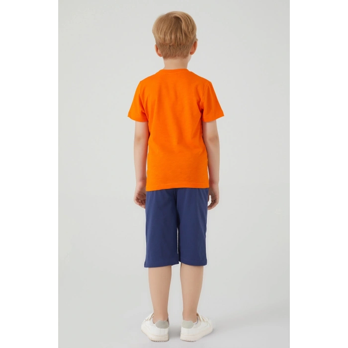 ERKEK ÇOCUK KAPRİ TAKIM - TURUNCU