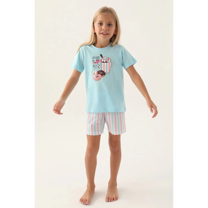 ARNETTA ANNE KIZ ŞORT TAKIM - AÇIK MAVİ