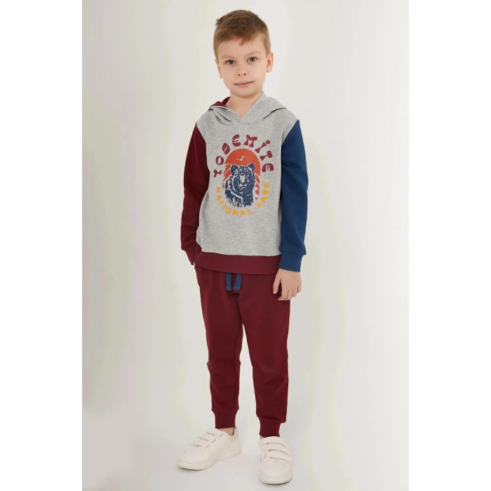 ERKEK ÇOCUK EŞOFMAN TAKIM - GRİ MELANJ