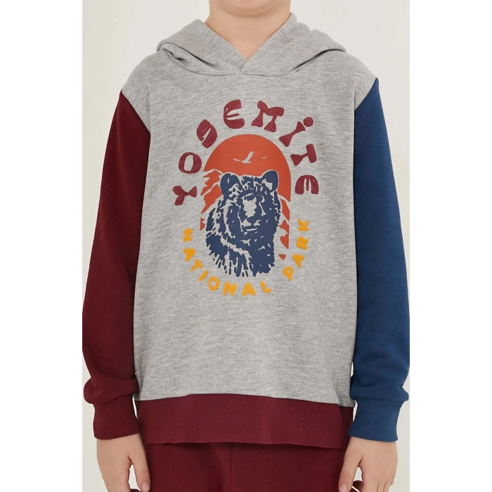 ERKEK ÇOCUK EŞOFMAN TAKIM - GRİ MELANJ