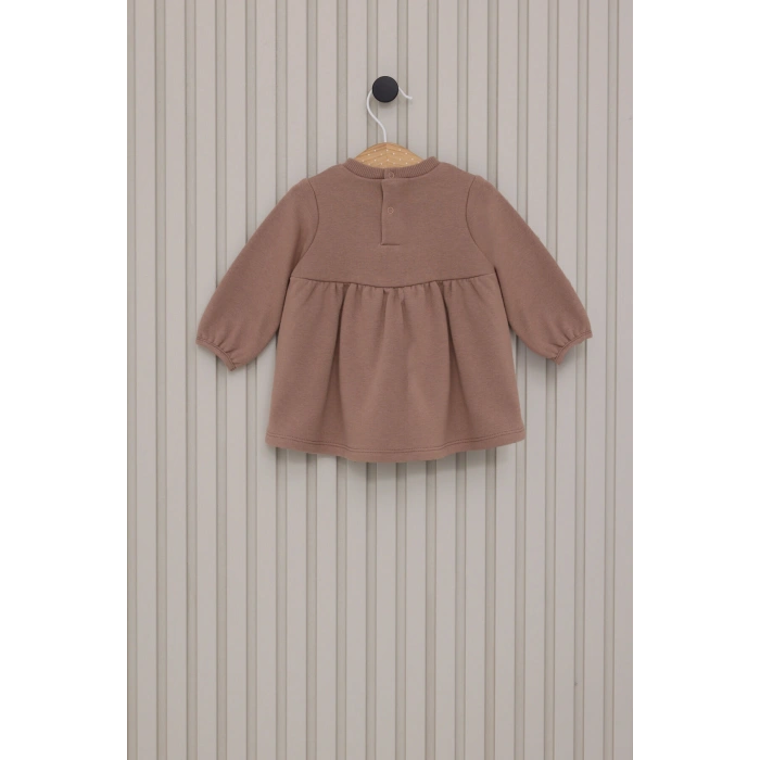 US POLO KIZ BEBEK ELBİSE - VİZON