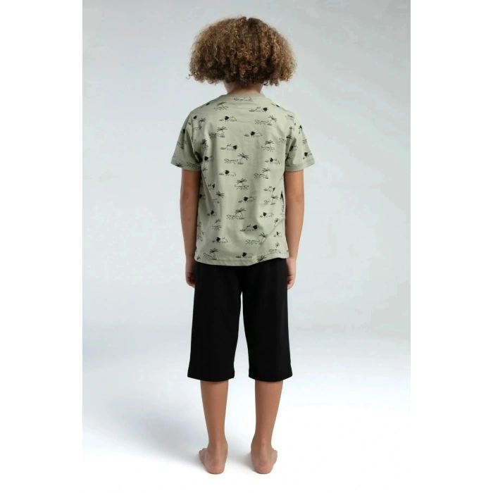 ERKEK ÇOCUK KAPRİ TAKIM - ÇAY YEŞİLİ