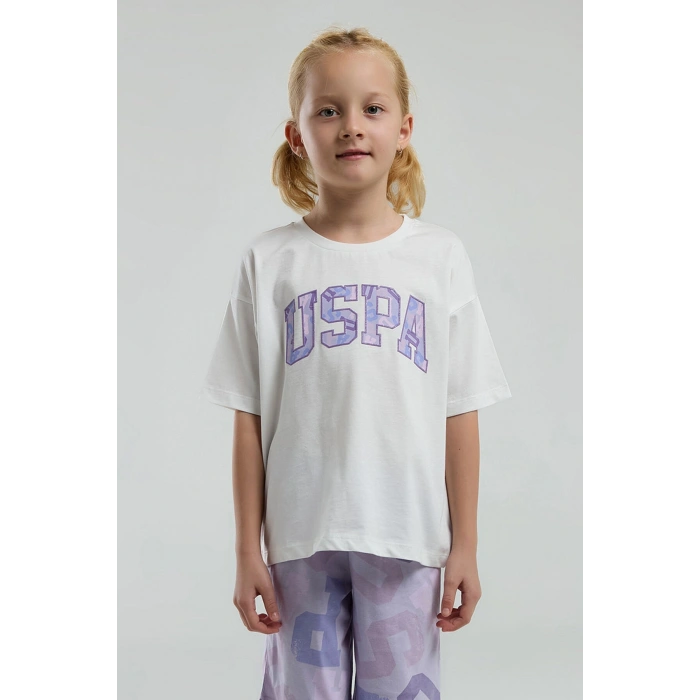 KIZ ÇOCUK BERMUDA TAKIM - Beyaz