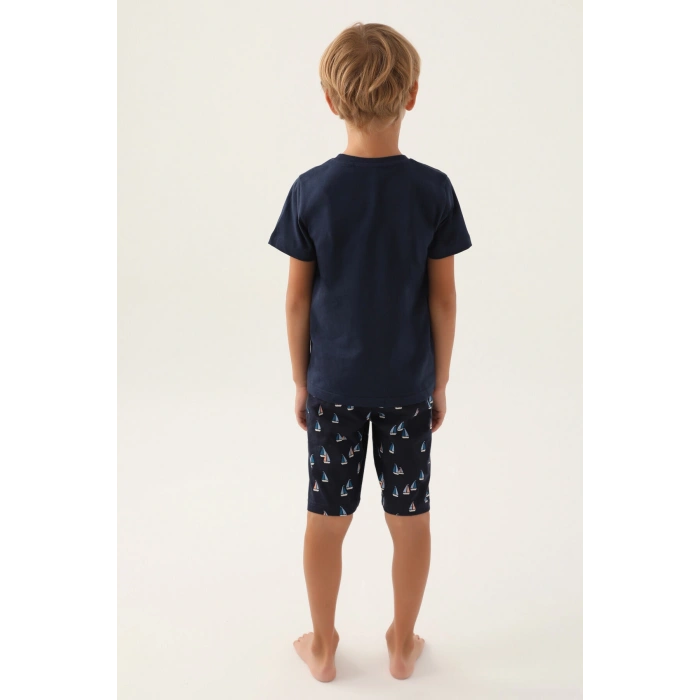 ARNETTA BABA OĞUL BERMUDA TAKIM - LACİVERT