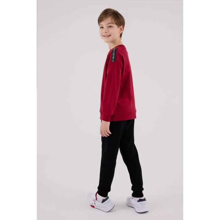 ERKEK ÇOCUK EŞOFMAN TAKIMI - BORDO