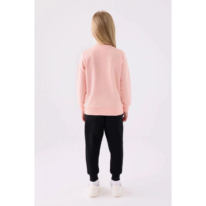 KIZ ÇOCUK EŞOFMAN TAKIM - Açık SOMON