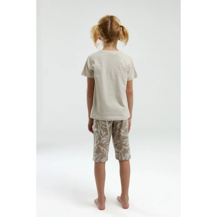 ARNETTA ANNE/KIZ KAPRİ TAKIM - BEJ