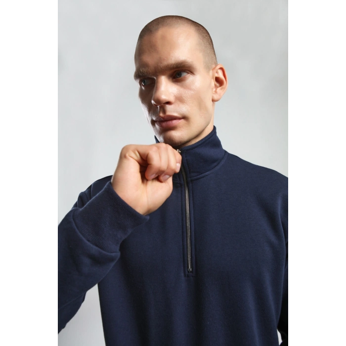 Benmanaj Erkek Antrasit Sweatshirt - LACİVERT