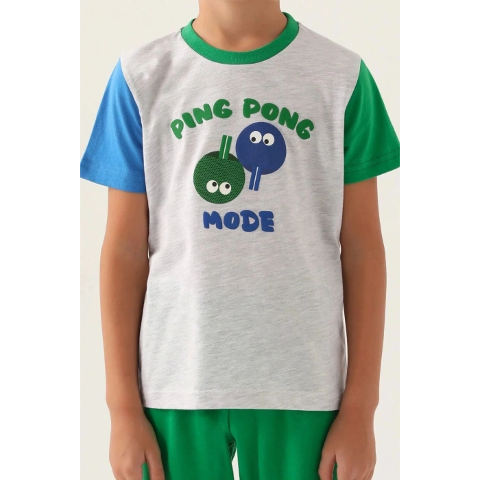 ERKEK ÇOCUK KAPRİ TAKIM - KAR MELANJ