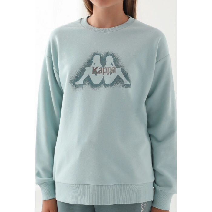 KAPPA KIZ ÇOCUK SWEATSHIRT - ACIK MINT