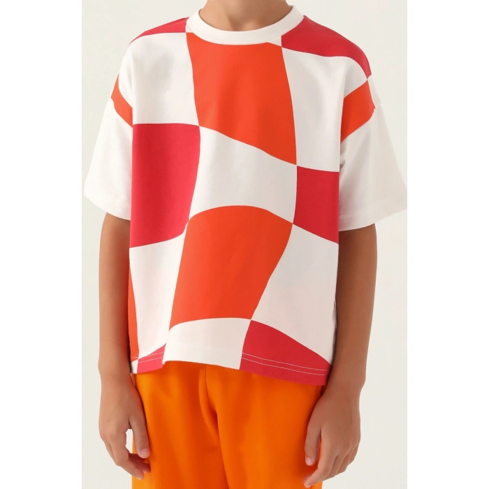 ERKEK ÇOCUK BERMUDA TAKIM - BEYAZ