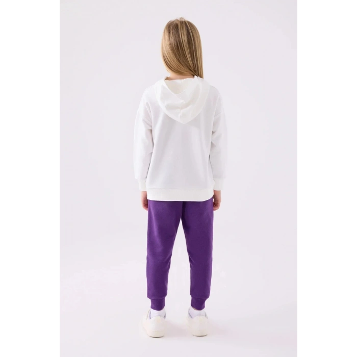 KIZ ÇOCUK EŞOFMAN TAKIM - BEYAZ