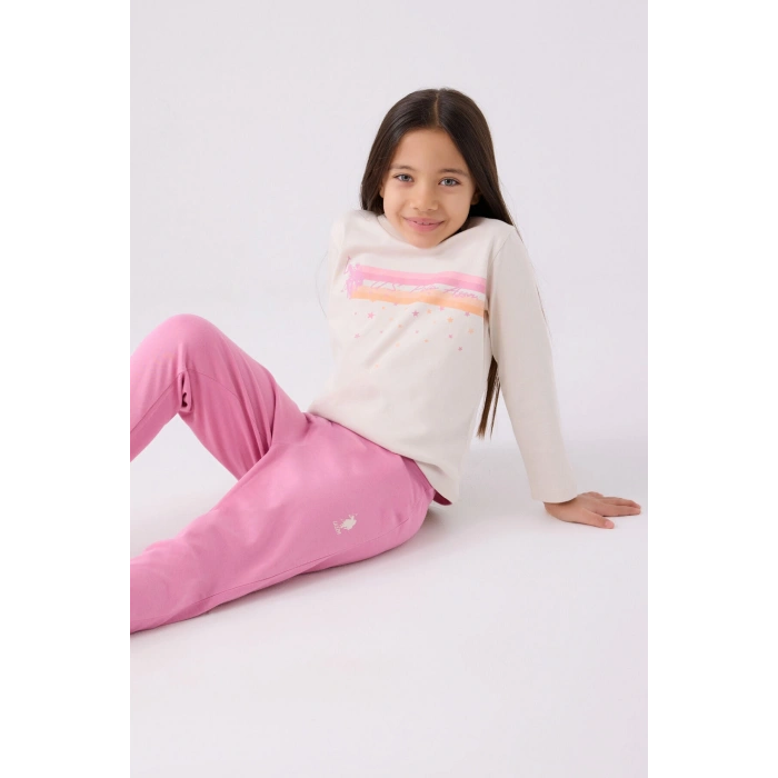 KIZ ÇOCUK İKİLİ TAKIM - BEJ