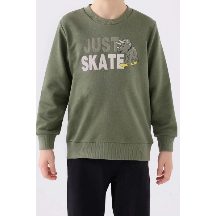 ERKEK ÇOCUK EŞOFMAN TAKIM - HAKİ