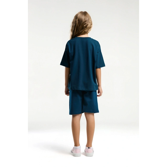 KIZ ÇOCUK BERMUDA TAKIM - UZAY