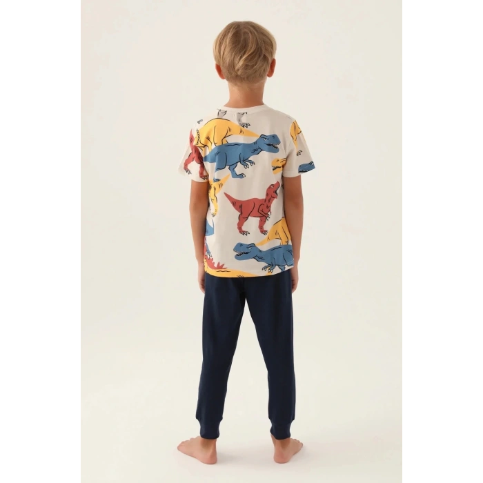 ERKEK ÇOCUK İKİLİ TAKIM - BEJ İNDİGO