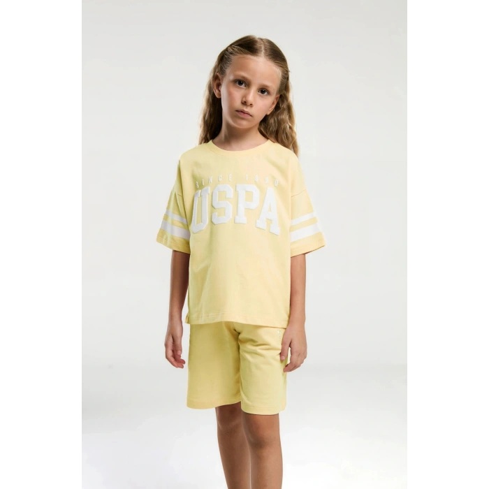 KIZ ÇOCUK BERMUDA TAKIM - Sarı