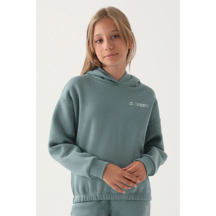 KAPPA KIZ ÇOCUK SWEATSHIRT - PASTEL YEŞİLİ