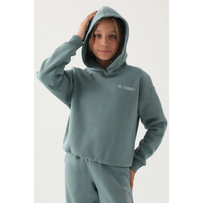 KAPPA KIZ ÇOCUK SWEATSHIRT - PASTEL YEŞİLİ