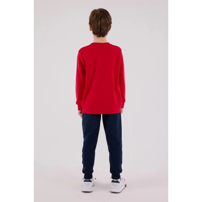 ERKEK ÇOCUK EŞOFMAN TAKIMI - KIRMIZI