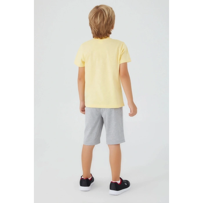 ERKEK ÇOCUK BERMUDA TAKIM - PUDİNG