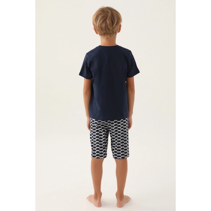 ARNETTA BABA OĞUL BERMUDA TAKIM - LACİVERT