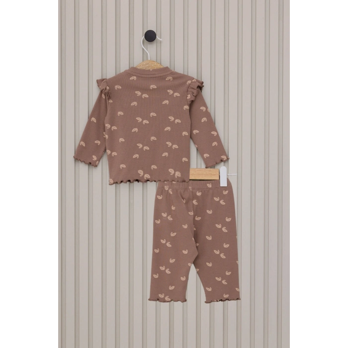 US POLO KIZ BEBEK 2LI TAKIM - VİZON