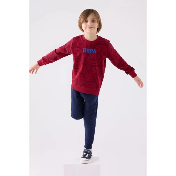 ERKEK GARSON EŞOFMAN TAKIMI - BORDO