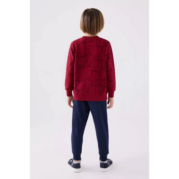 ERKEK GARSON EŞOFMAN TAKIMI - BORDO