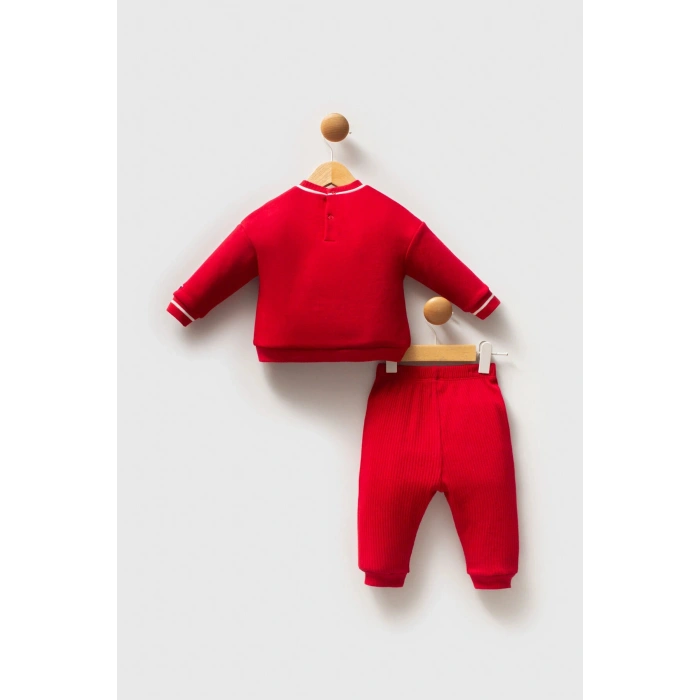 U.S.POLO ASSN KIZ BEBEK 2Lİ TAKIM - KIRMIZI