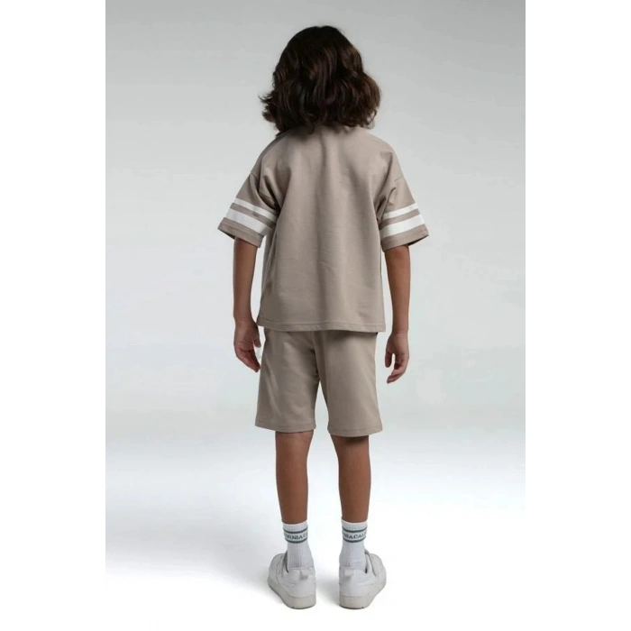ERKEK ÇOCUK BERMUDA TAKIM - KUM