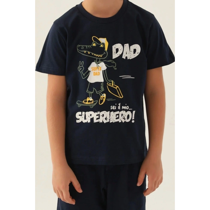 ERKEK ÇOCUK KAPRİ TAKIM - LACİVERT